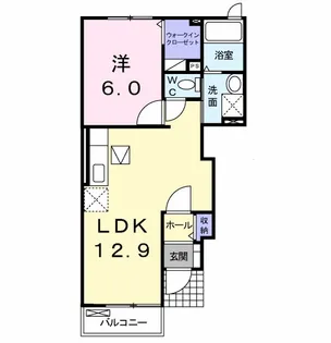 プラシードα【1階】の間取り