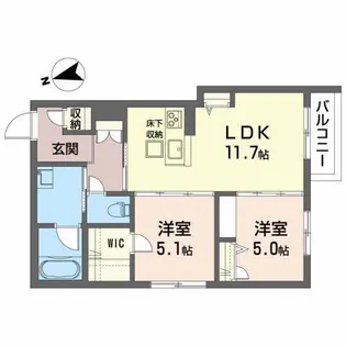 Stella House【1階】の間取り