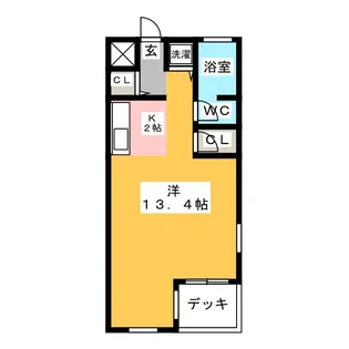 Timber Apartment【1階】の間取り