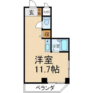 グリーンビル交野【4階】の間取り