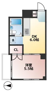 プチプルハイム都立大【3階】の間取り