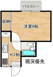 コーポ深町【1階】の間取り