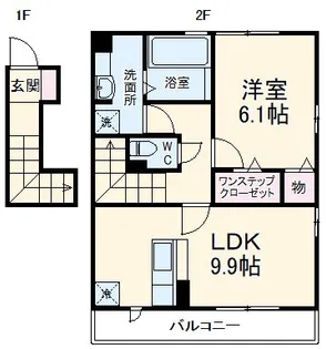 ペスカ【2階】の間取り
