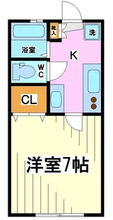 東京都世田谷区北沢4【アパート】の間取り