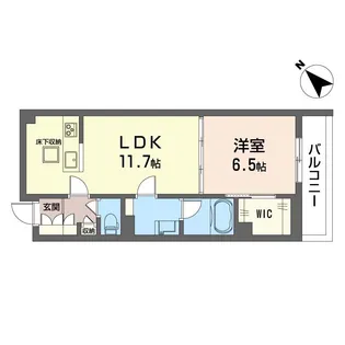 フェリシード野沢【1階】の間取り