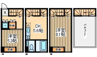 杜山邸の間取り