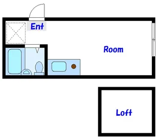 インベスト上野【2階】の間取り