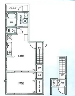 カーサオリザ横浜【2階】の間取り