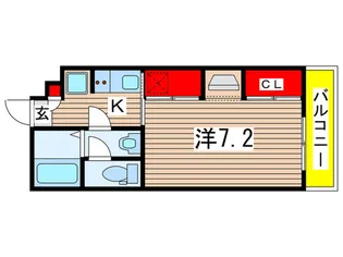 リブリ・ルームス新千葉【1階】の間取り