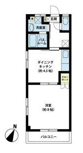 クレスト東六郷【3階】の間取り