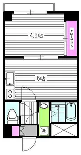 メゾンド中延【1階】の間取り