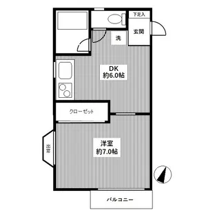 シエール荻窪【1階】の間取り