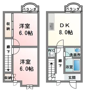 メゾンフローリアの間取り