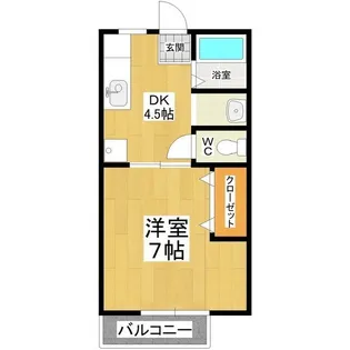 マイステージ 3番館【1階】の間取り