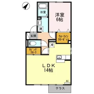 リバープレート A【1階】の間取り