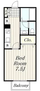 カーサリヴェールI【2階】の間取り