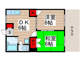メゾンユウコウ【1階】の間取り
