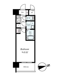 プロシード心斎橋東ヴァンターレ【5階】の間取り