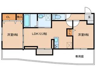 vivable palais【1階】の間取り