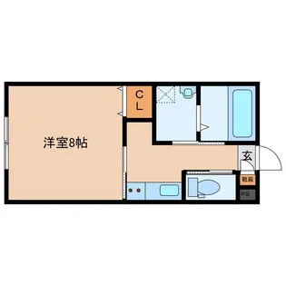 ビエナタウンA棟【2階】の間取り