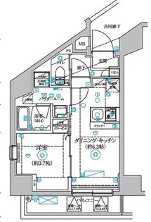 Cion SANGEN-JYAYA【4階】の間取り