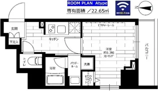 ステージファースト横浜阪東橋【8階】の間取り