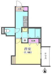 ファイン プレジオ【1階】の間取り