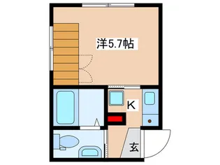 ベルフィオーレ生田【1階】の間取り