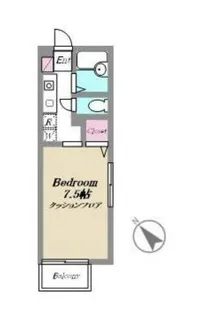 サンライン・ダイキュウB棟【2階】の間取り