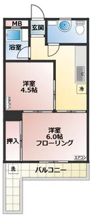 ちひろマンション【2階】の間取り
