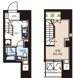 レオーネ東日本橋駅前II【4階】の間取り