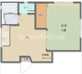 矢留荘【1階】の間取り