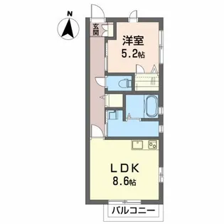 メゾン・ド・さくら【2階】の間取り