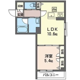 モンテサリーレ【1階】の間取り