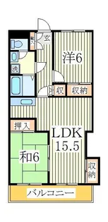カームヤタ藤第三【3階】の間取り