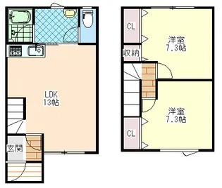 メゾン010II【1階】の間取り