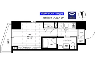 ステージファースト新御徒町II【2階】の間取り