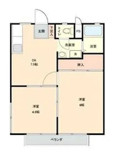 グリーンヒル【2階】の間取り
