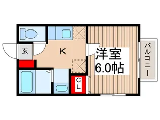ニュ-ライフガ-デンII【2階】の間取り