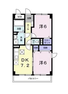 コゥジィー・シティー【1階】の間取り