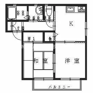 メゾン仁平II【2階】の間取り
