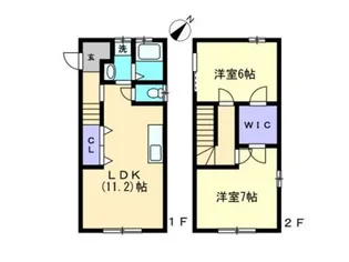 八朔ハウス Bの間取り