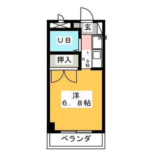 ユーハイムY・III【3階】の間取り