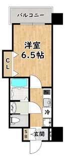 サムティ大阪CITY WEST【3階】の間取り