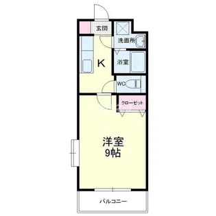 カウベルI【1階】の間取り