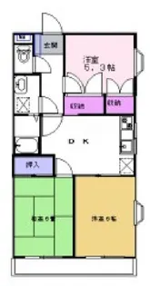 グランシャリオ壱番館【2階】の間取り