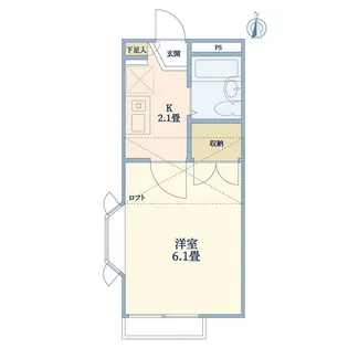 コンフォート【2階】の間取り