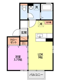 ボナール壱番館【1階】の間取り