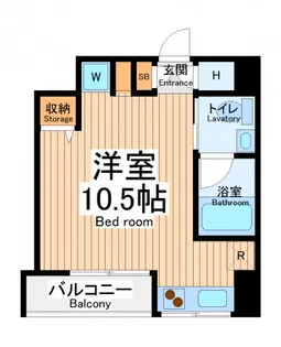 ヴァリエ原町田【2階】の間取り