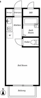 パールシティ豊島園【4階】の間取り